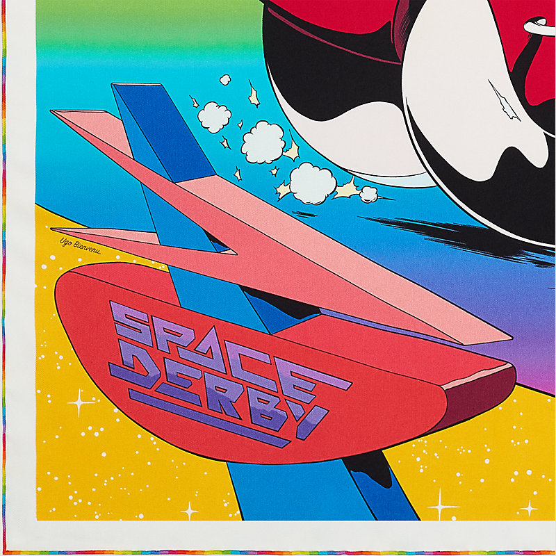 Space Derby scarf 90 | Hermès Australia